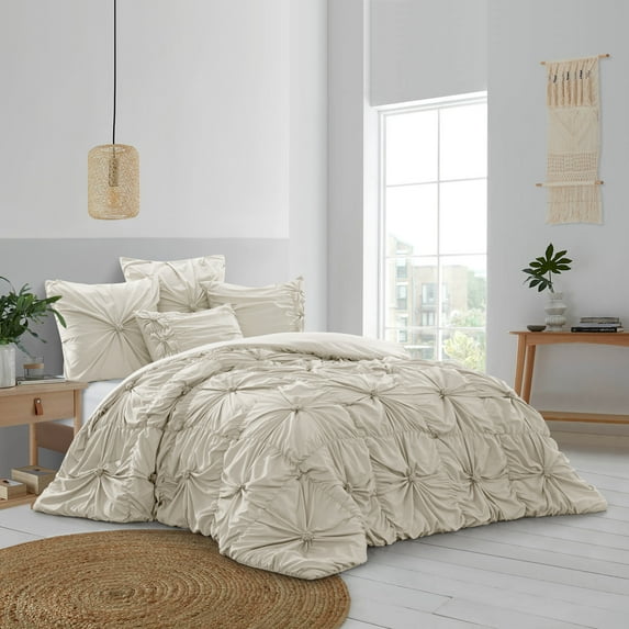 Grace Living Everardo 3pc Twin/Twin XL Comforter Set, Beige