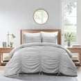 thumbnail image 1 of Grace Living Karsten 2pc Twin/Twin XL Comforter Set, Grey, 1 of 6