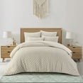 thumbnail image 1 of Grace Living Meah 3pc Twin/Twin XL Duvet Set, Beige, 1 of 7