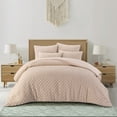 thumbnail image 1 of Grace Living Meah 5pc King/California King Duvet Set, Blush, 1 of 7