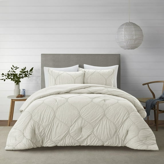 Grace Living Tylen 2pc Twin/Twin XL Comforter Set, White