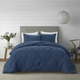 thumbnail image 1 of Grace Living Tylen 3pc Full/Queen Comforter Set, Navy, 1 of 6
