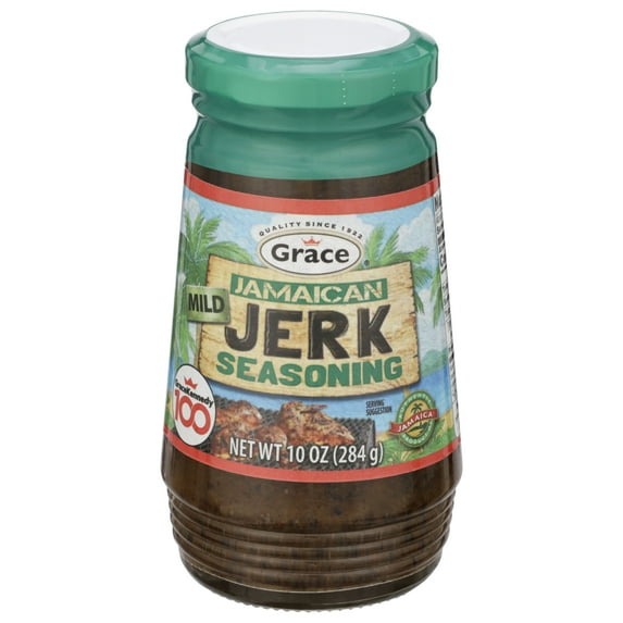 Grace Mild Jerk Seasoning, 10 oz Jar