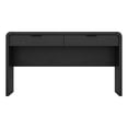 thumbnail image 1 of Grace Modern 54" Office Desk in Black (2-Drawer), 1 of 8