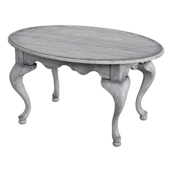 Grace Oval Gray 4 Legs Coffee Table