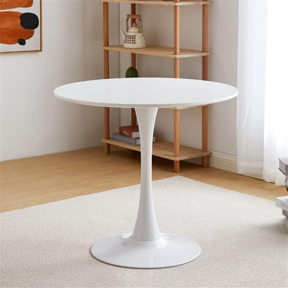 Grace Paws 1PC 32 Inch Modern Tulip Round Dining Table with MDF Top