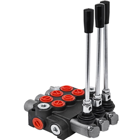 Grace Paws 3 Spool Hydraulic Directional Control Valve Double Acting 11 GPM