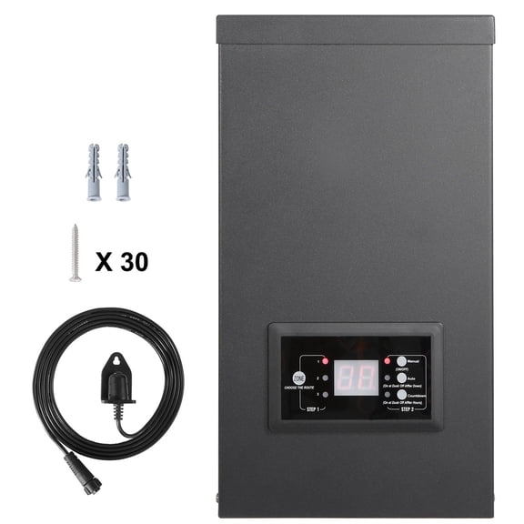Grace Paws 600W Landscape Transformer, Timer & Photocell Sensor Equipped, Weatherproof Outdoor L
