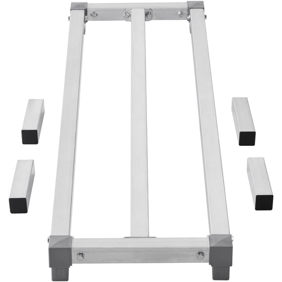 Grace Paws Aluminum Dunnage Rack, 48' x 14' Commercial Food Floor Rack, 8' Off the Floor, 1000 l