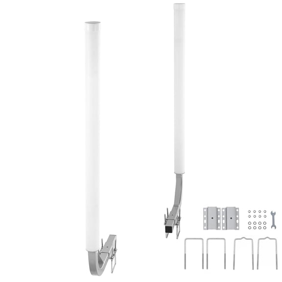 Grace Paws Boat Trailer Guide, 48?Adjustable Design Trailer Guide Poles, 2PCS High-Hardness Ste