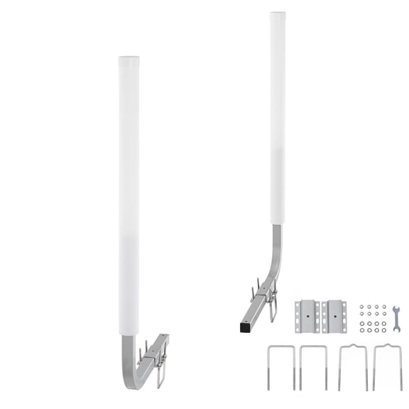 Grace Paws Boat Trailer Guide, 60?Adjustable Design Trailer Guide Poles, 2PCS High-Hardnes