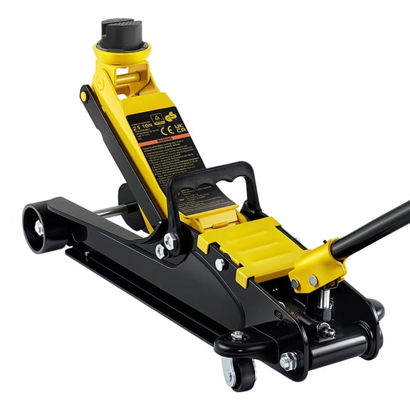 Grace Paws Floor Jack, 2.5 Ton Low Profile Floor Jack, Heavy-duty Steel Racing Floor Jack With S