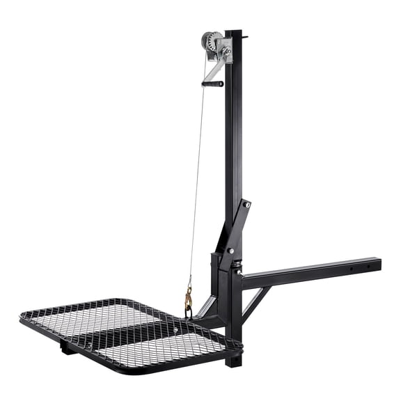 Grace Paws Hitch Deer Hoist with Lifting System Platform, 300 lbs Load Capacity