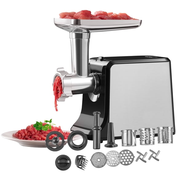 Grace Paws Meat Grinder, 3 Lbs/Min Capacity Electric Meat Grinders with Blade