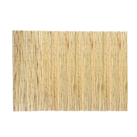 Grace Paws Natural Rolled Bamboo Fence, Eco-Friendly Bamboo Privacy Fence 6 ft H x 8 ft L