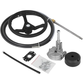 Grace Paws Outboard Steering System 13' Outboard Rotary Steering System 13 Feet Boat Steering C