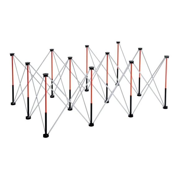 Grace Paws Portable Folding Workstand, 6.12 x 4.14 ft Collapsible Workbench, 4500 lbs