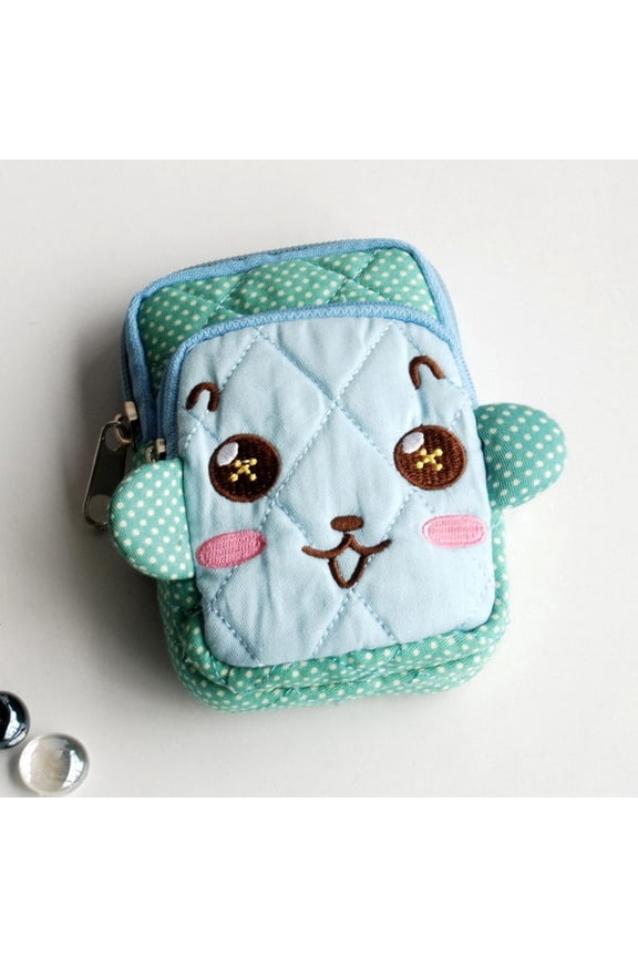 [Smart Monkey] Embroidered Applique Fabric Art Wallet Purse/ Pouch Ba