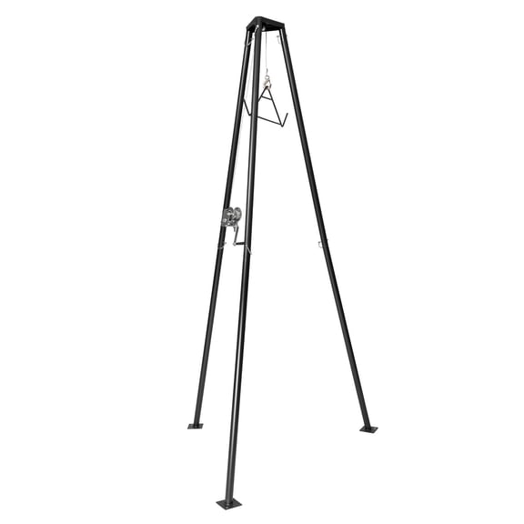 Grace Paws Tripod Deer Hoist, 500 lbs Load Capacity, Hunting Game Hoist Winch Lift with Ga