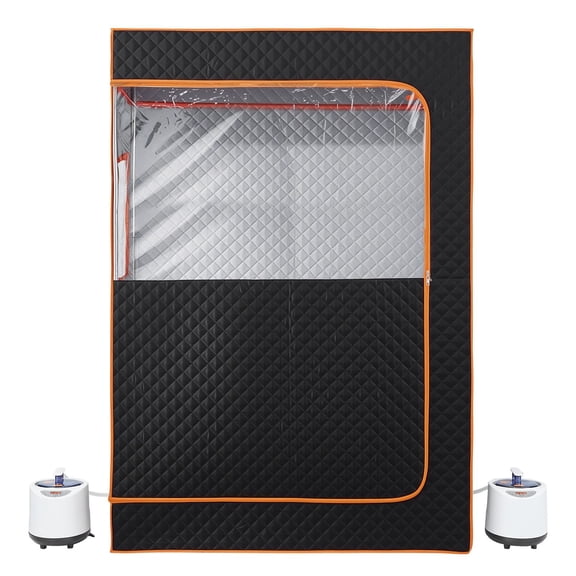 Grace Paws Upgraded Portable Steam Sauna for Home, 2 Person Full Body Home Spa Tent with St