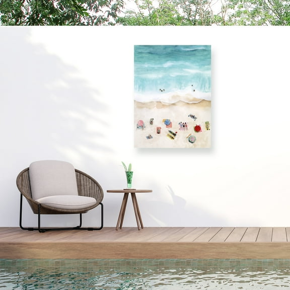 Grace Popp 'Beach Week I' Outdoor Canvas