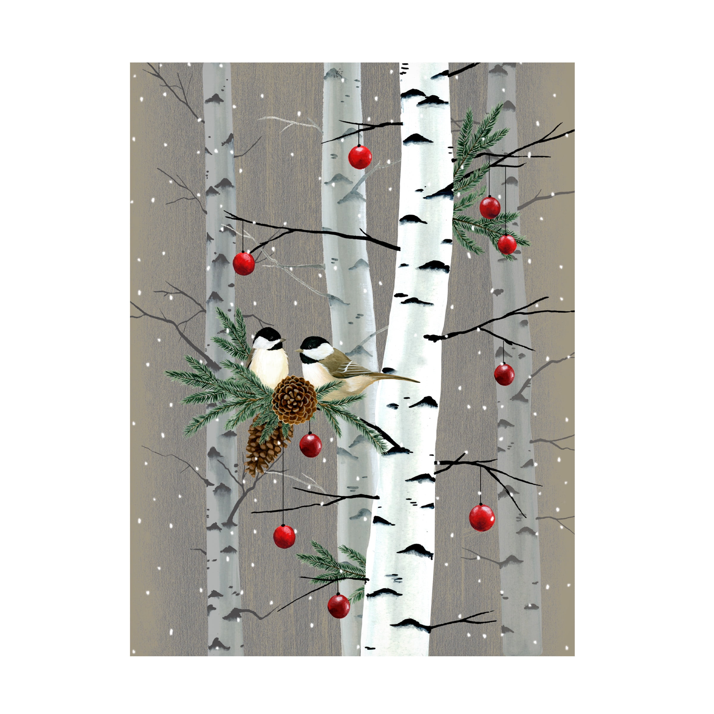 Grace Popp 'Birch Birds II' Canvas Art