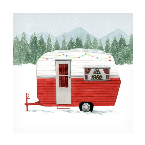 Grace Popp 'Camping for Christmas I' Canvas Art