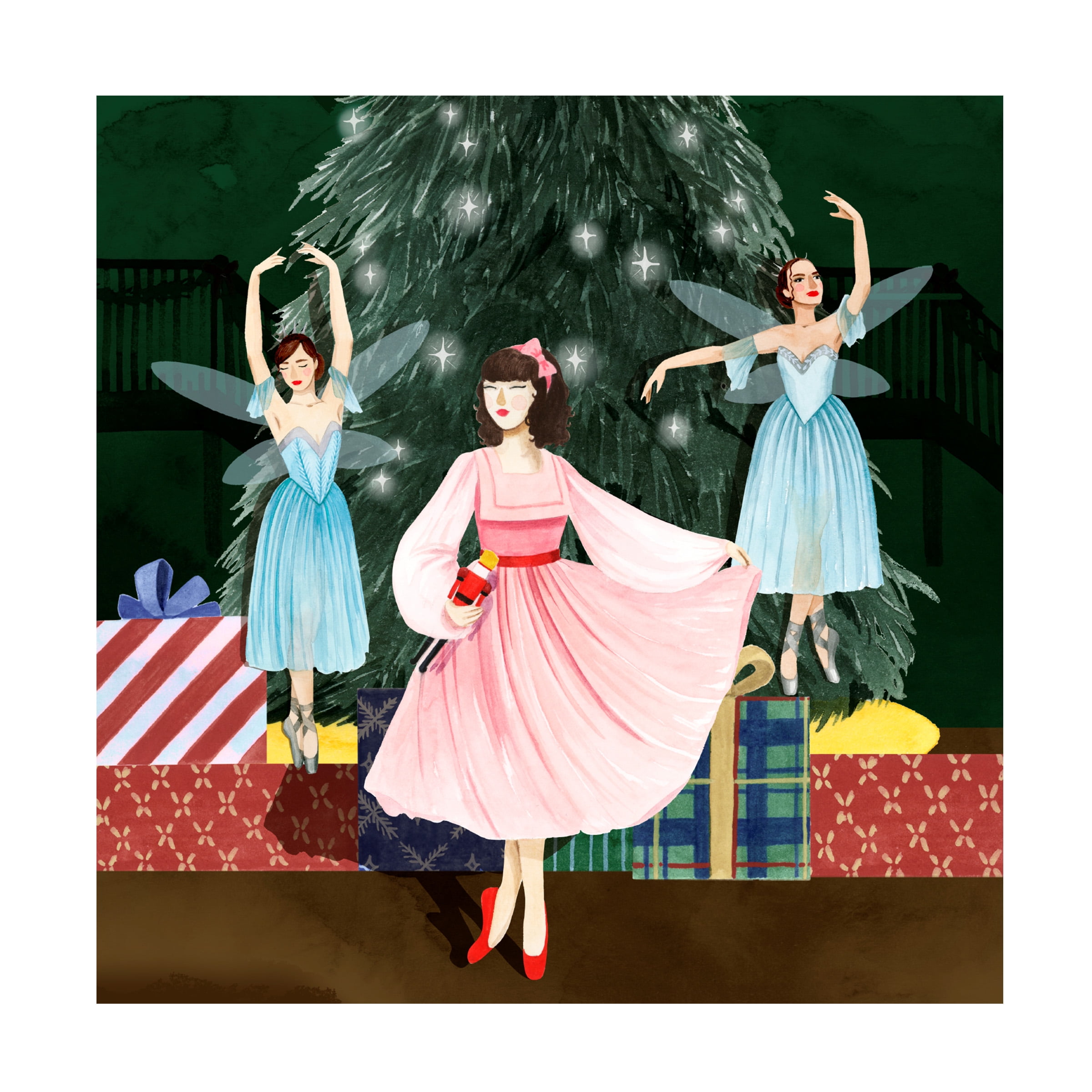 Grace Popp 'Christmas Nutcracker II' Canvas Art