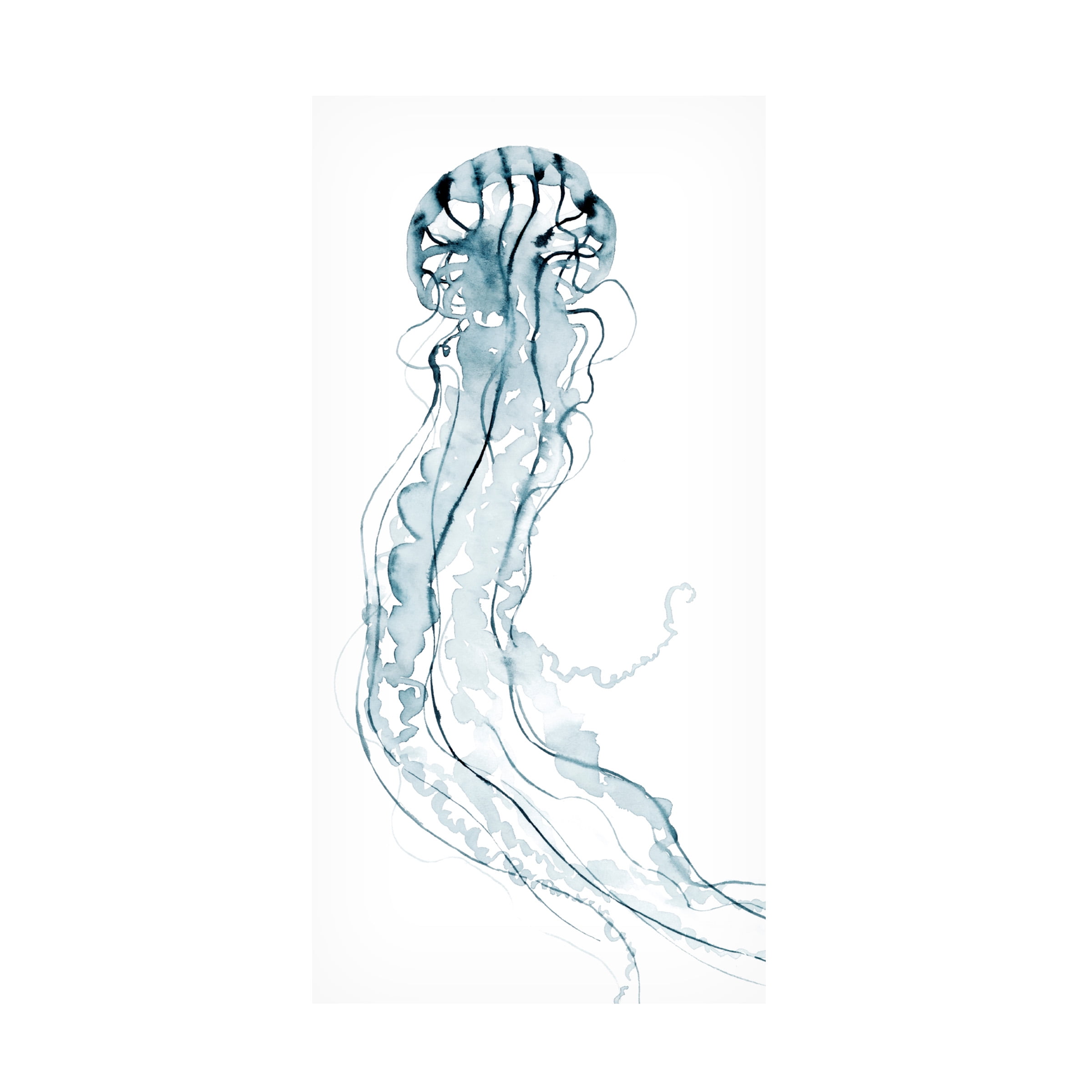 Grace Popp 'Deep Sea Jelly II' Canvas Art