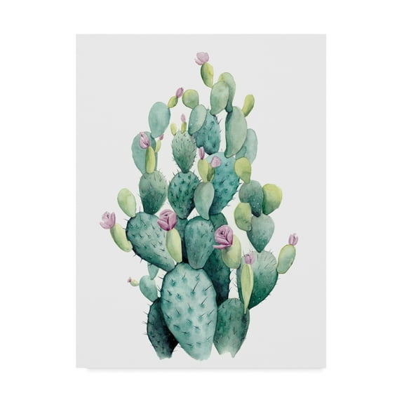 Grace Popp 'Desert Blooms I' Canvas Art