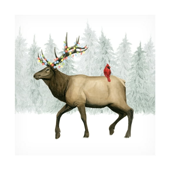 Grace Popp 'Festive Forest I' Canvas Art