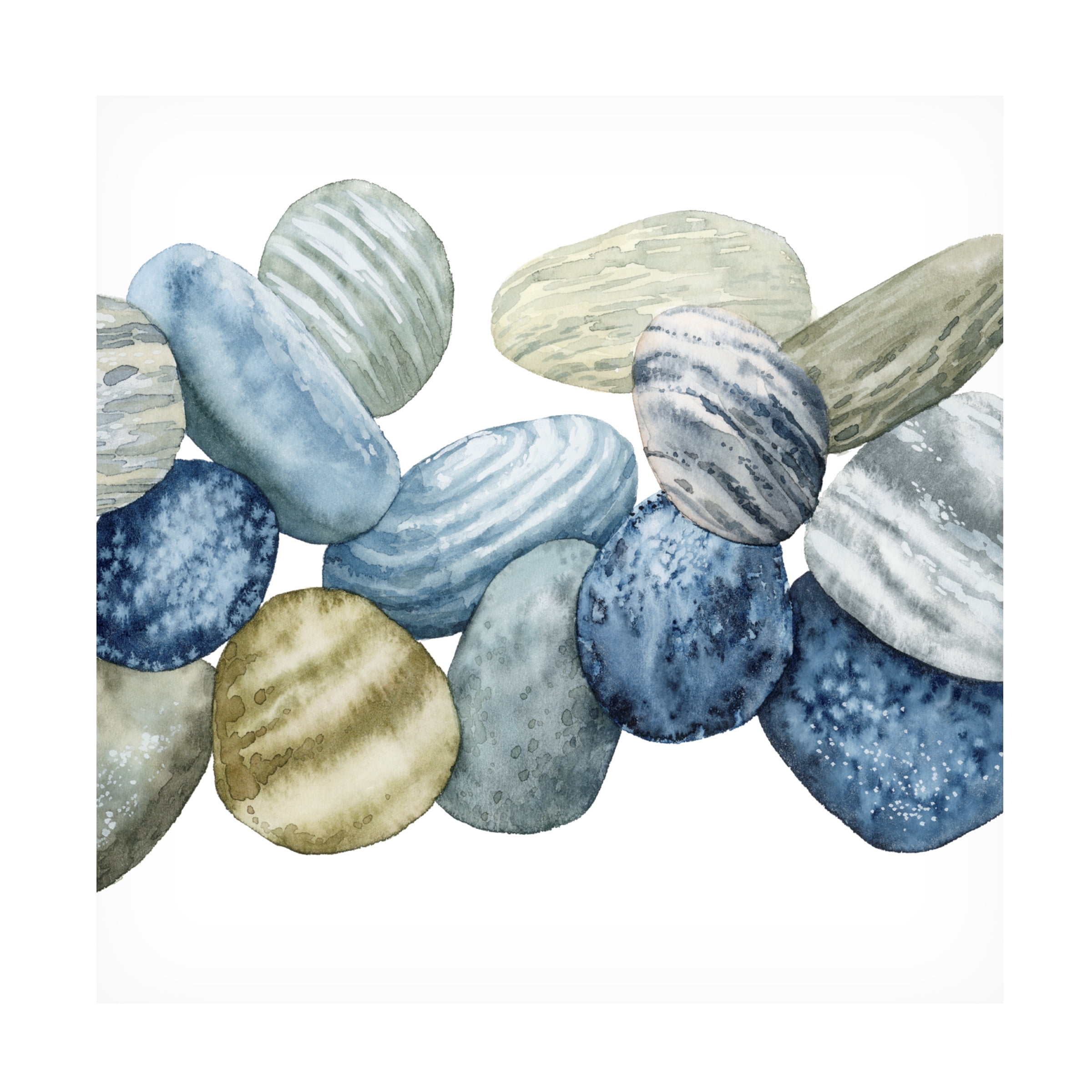 Grace Popp 'Found Pebbles II' Canvas Art