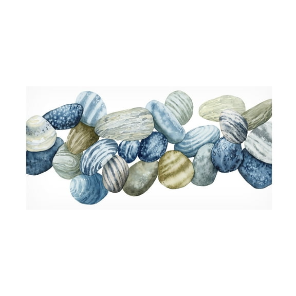 Grace Popp 'Found Pebbles III' Canvas Art