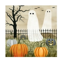 Grace Popp 'Haunted Pumpkin Patch I' Canvas Art