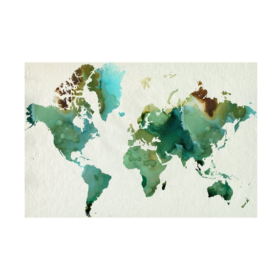 Grace Popp 'Inky World' Canvas Art