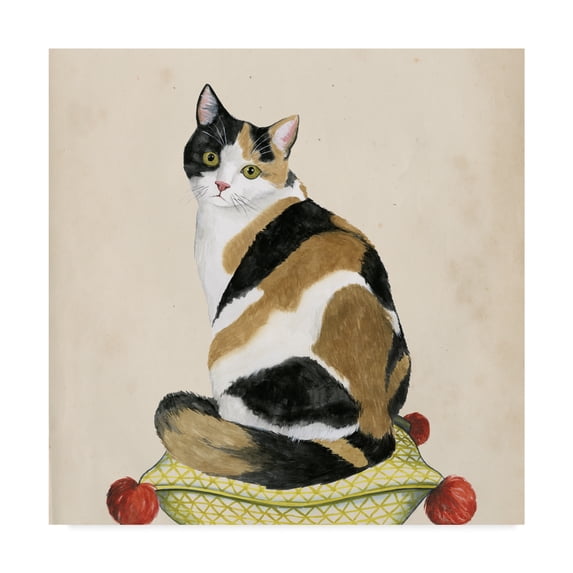 Grace Popp 'Lady Cat Iii' Canvas Art
