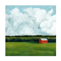 Grace Popp 'Lone Barn II' Canvas Art