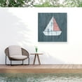 thumbnail image 1 of Grace Popp 'Nautical Plank I' Outdoor Canvas 18x18, 1 of 5