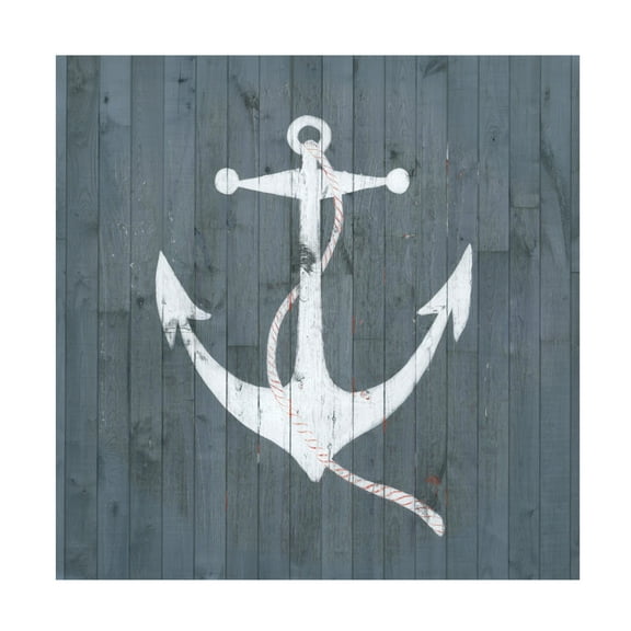 Grace Popp 'Nautical Plank IV' Canvas Art
