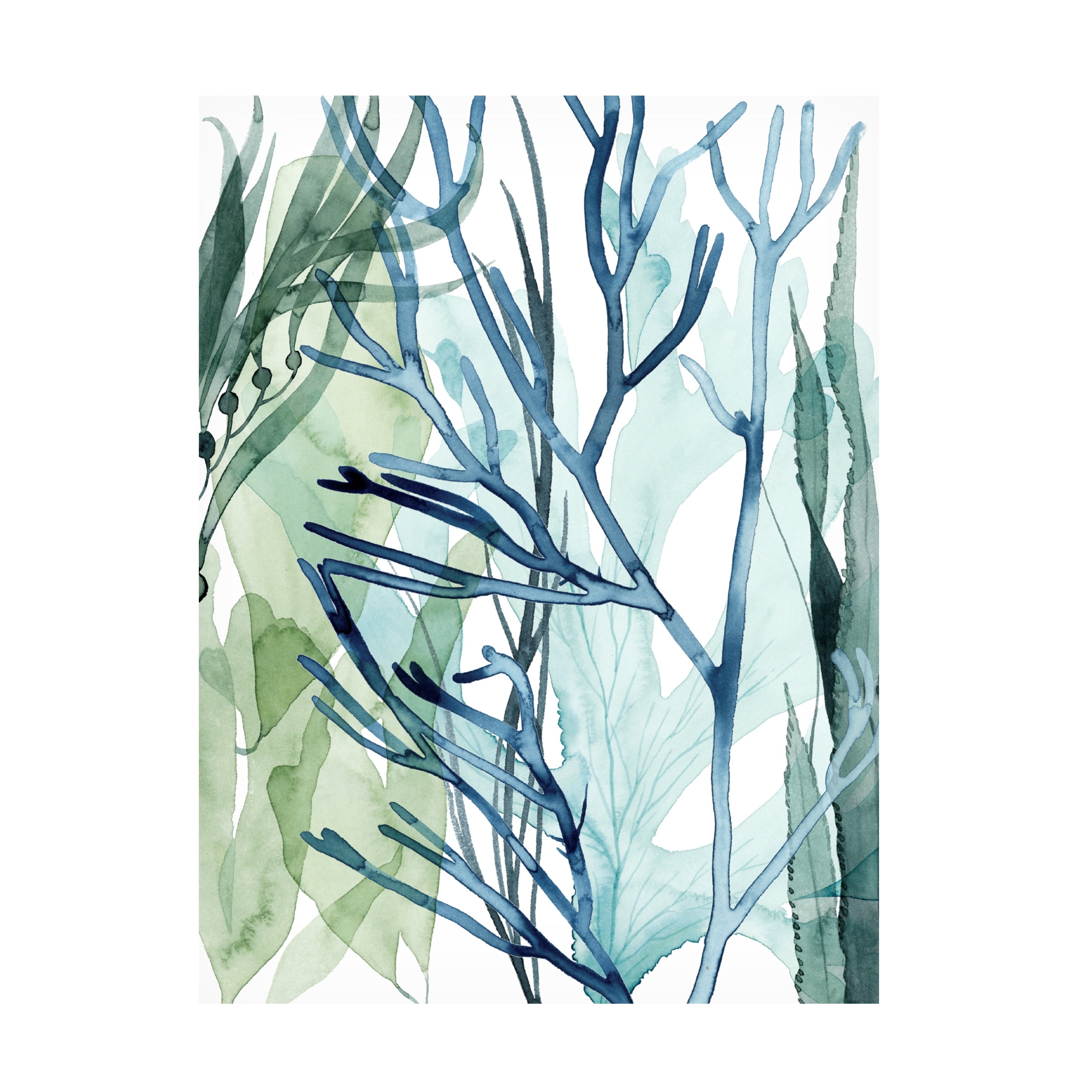Grace Popp 'Sea Leaves II' Canvas Art