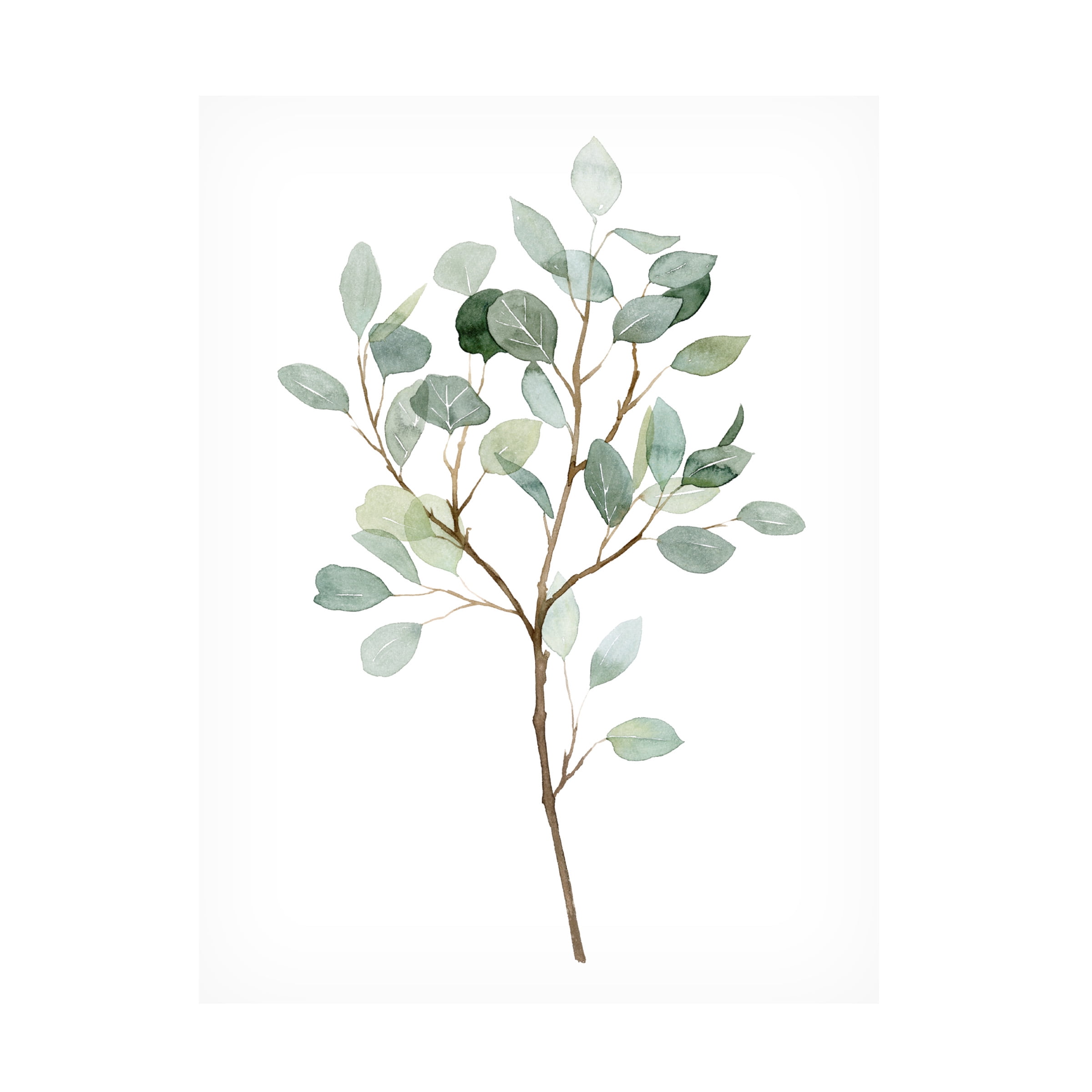 Grace Popp 'Seaglass Eucalyptus II' Canvas Art