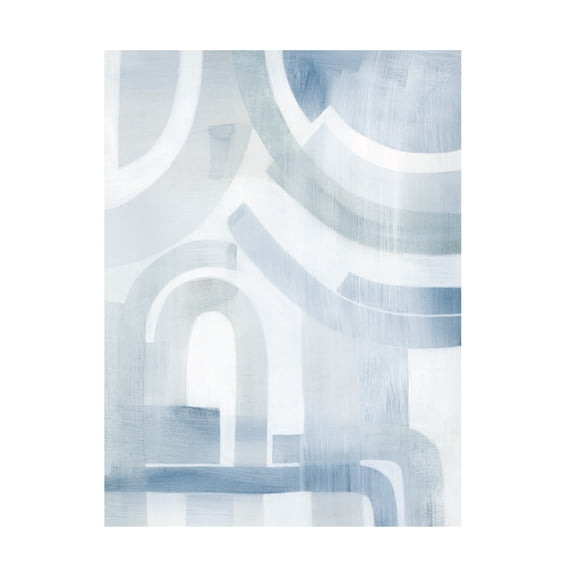 Grace Popp 'Snow Streams II' Canvas Art