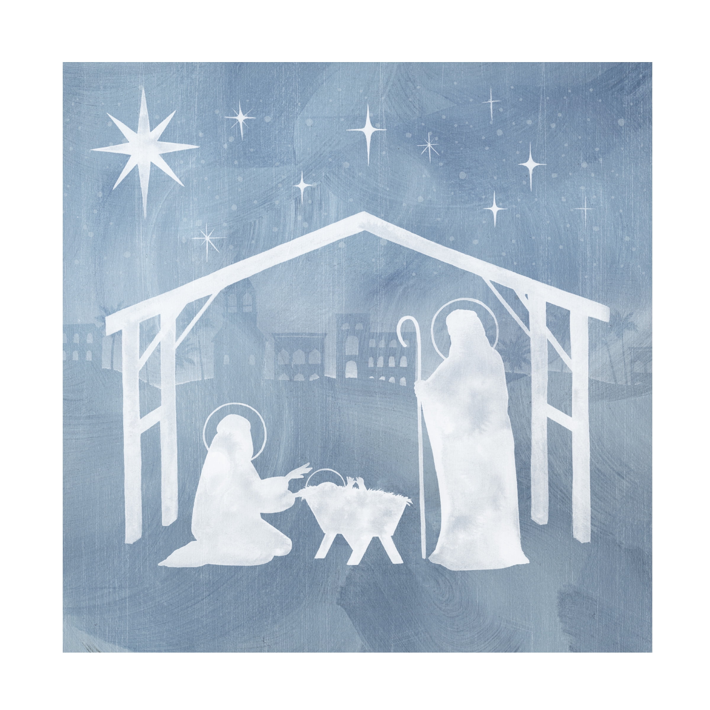 Grace Popp 'Star of Bethlehem I' Canvas Art