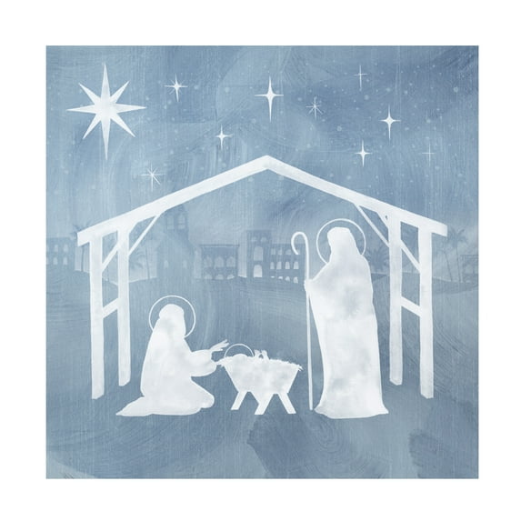 Grace Popp 'Star of Bethlehem I' Canvas Art