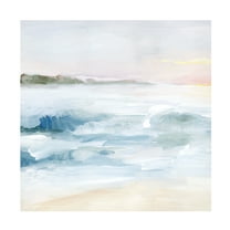 Grace Popp 'Surf at Dawn I' Canvas Art