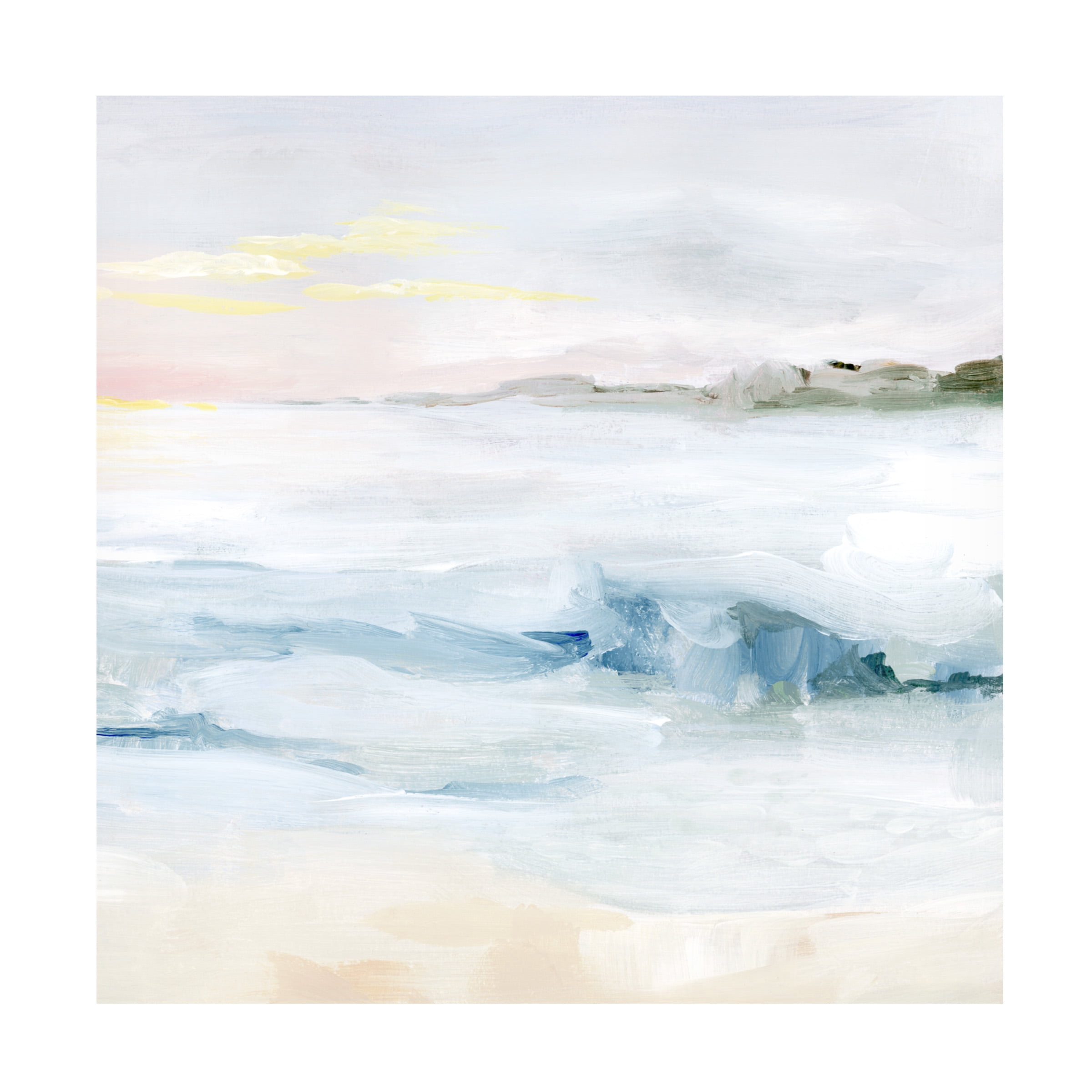 Grace Popp 'Surf at Dawn II' Canvas Art
