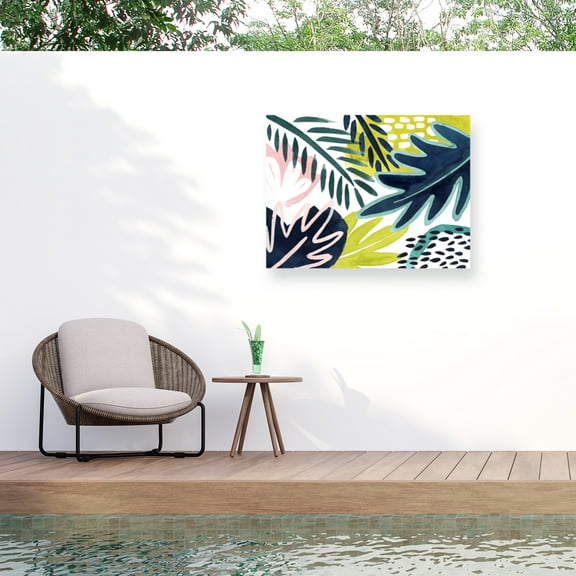 Grace Popp 'Tropical Salve II' Outdoor Canvas