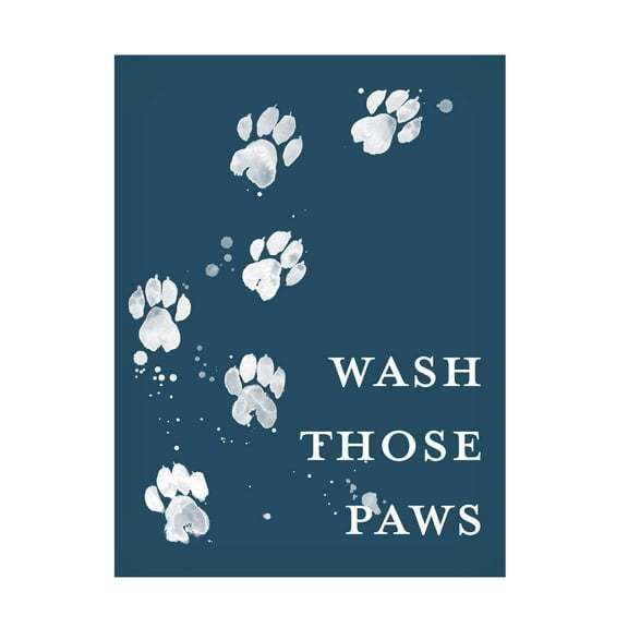 Trademark Fine Art Grace Popp Wash Your Paws I Canvas Wall Art - 18x24