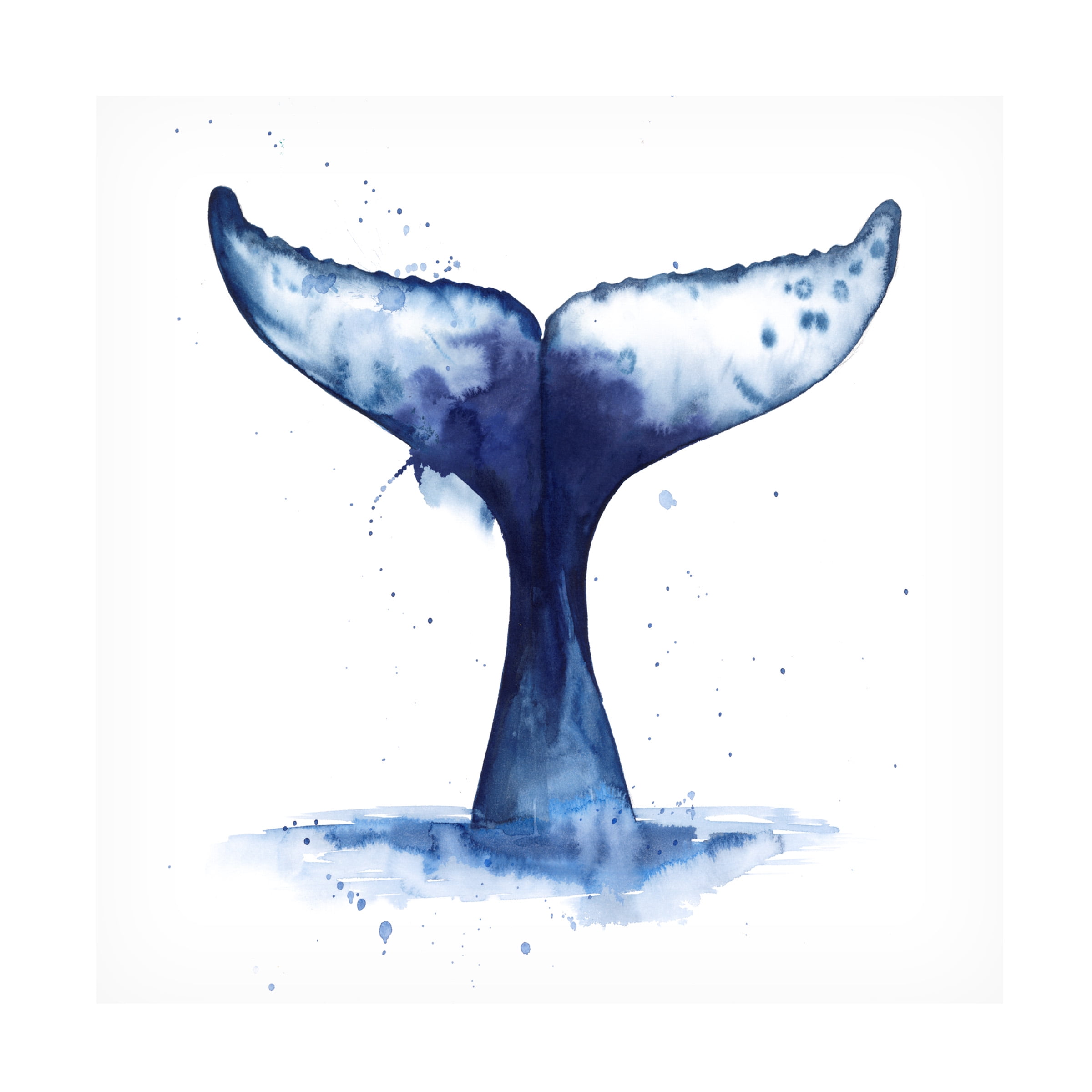 Grace Popp 'Whale Wave II' Canvas Art