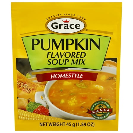 Grace Pumpkin Flavored Instant Soup Mix, 1.76 oz Pouch